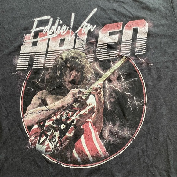 NWT EDDIE VAN HALEN LIGHTNING VINTAGE T-SHIRT - Picture 3 of 5